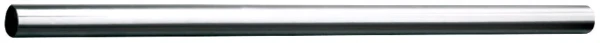 BARRE DE DOUCHE DELABIE 1000 MM - CM 20MM rvs poli inox Tube de connexion Rideau de douche, pour couper