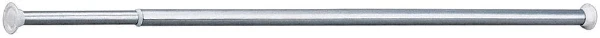 DOUCHEBAAR 126 - CM 20 aluminium uitschuifbaar van 0,76 tot 1,26m