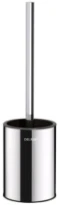 PORTE BROSSE DELABIE 125 MM - 90 MM poli inox 304 poli brillant fixation murale avec vis de blocage anti-vol