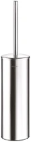 DELABIE porte-balai WC avec couvercle\mur en acier inoxydable satiné 410x90mm mat