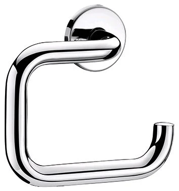 ROLHOUDER DELABIE 20 MM U vormig 175 - 130 ! gepolijst inox met onzicht. bevestigigen