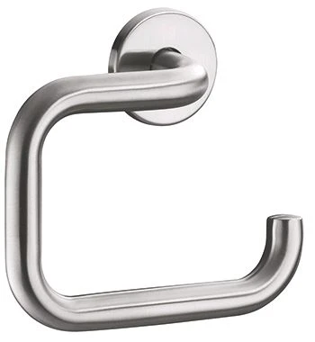 PORTE PAPIER DELABIE 175 - 130 ! 20 MM satine inox forme U fixations invisibles