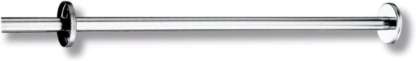 BARRE DE DOUCHE RIDEAU 200 - CM 20,2 MM rvs poli inox Peut être raccourcie Droit, éléments de fixation cachées