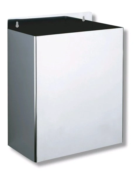 VUILBAK 13 L . 280 - 150 o 320 ! inox rvs glanzend gepolijst zonder deksel
