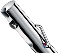 Delabie Tempomatic mix 4 mitigeur de lavabo automatique avec manette longue par piles 6V - chromé