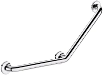Delabie barre à 135° 3 points fix 400x400 - dia 32mm inox poli brillant