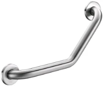 DELABIE greep 135 gr. 2 punts gesatineerd 220x220 - dia 32mm mat rvs