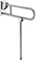 DELABIE opklapbare greep met voet gesatineerd 650mm mat rvs
