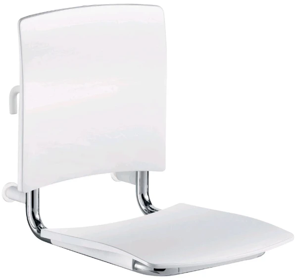 DELABIE afneembaar douchezitje gepolijst 590x420x510 mm gepolijst