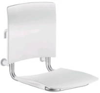 DELABIE afneembaar douchezitje geepoxeerd 590x420x510 mm wit