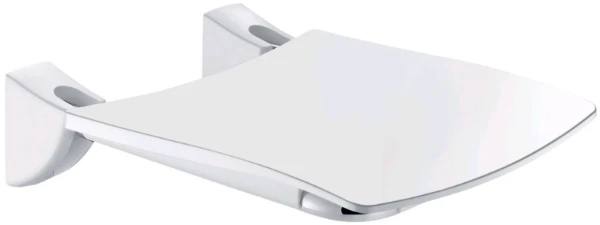 Delabie siège de douche inclinable 506 x 420 x 620 mm - satiné rvs mat