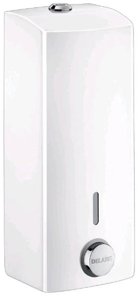 DELABIE verdeler vloeibare zeep 1 liter geepoxeerd 89x104x252 mm wit