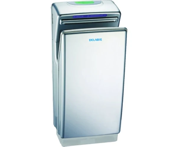 AUTOMATISCHE HANDDROGER DELABIE metaalgrijs SPEEDJET 292 - 250 o 650 ! 850 WATT infrarood - met dubbele luchtstraal