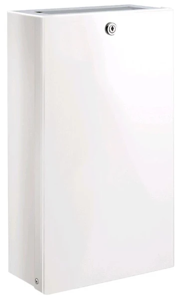 RECIPIENT DELABIE 16 270 - 130 o 475 ! blanc epoxy blanc poubelle murale