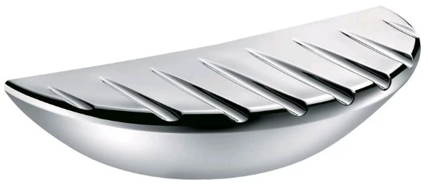 DELABIE zeepschaal muurmodel blinkend chroom 60x160x40 mm chroom