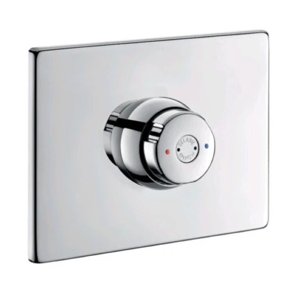 INBOUW DOUCHEMENGKRAAN DELABIE TEMPOMIX 220MM X 160MM 12 l/m chroom zonder inbouw doos (zie 790Box)