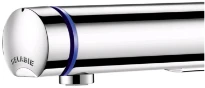 DELABIE Tempomix 3 zelfsluitende muurmengkr sprong 110mm ingeb toevoer 1/2" chroom