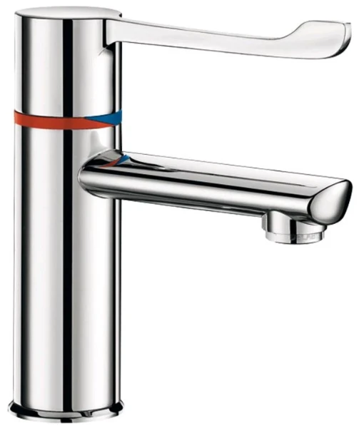 MELANGEUR DE LAVABO THERMOSTATIQUE DELABIE SECURITHERM 120 - 85 ! sans tirette ni vidage