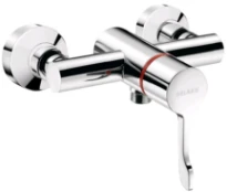DELABIE Securitherm 1-gr. douchetherm onderuitg standard S-kopp. M1/2" chroom