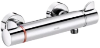 DELABIE Securitherm 2-gr. douchetherm onderuitg stand S-kopp M1/2" chroom