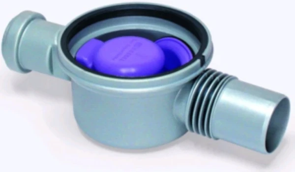 KESSEL Systeem 100 basiselement met 1 extra zijafvoer H 85mm 40/50mm pp