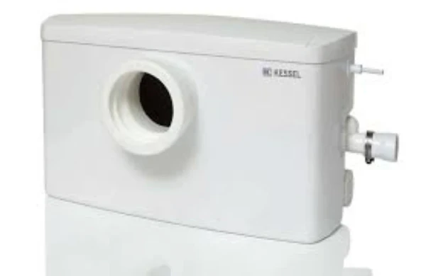 Kessel Minilift F vergruizer - wit -  1x toilet - 2x grijswateraansluiting