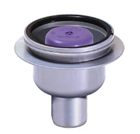 KESSEL Systeem 100 afvoerlichaam vertikaal incl sifon 50mm 48ltr/min H13,5cm