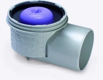 KESSEL Systeem 125 basiselement m zij-afvoer PP DN 50 1,8l/sec