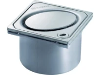 KESSEL Systeem 125 opzetstuk standaard lock&lift 120x120mm RVS