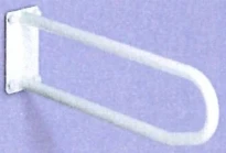 POIGNEE D'APPUI LINIDO 90 - CM blanc perpendiculaire au mur