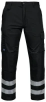 Projob werkbroek met reflecterende strips zwart (99) Maat 50