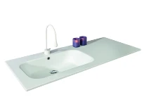 Detremmerie No Limit 45 lavabo 28 610 x 465 mm - 1 cuvette - blanc - céramique - avec trou de robinet - avec trop-plein