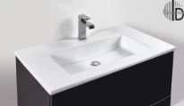 Detremmerie No Limit 45 lavabo 20 610 x 450 mm - 1 cuvette - blanc - céramique - sans trou de robinet - sans trop-plein
