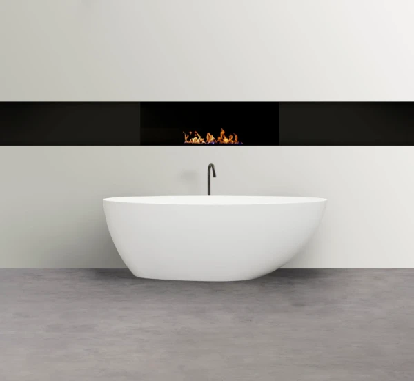 Detremmerie No Limit Nemo baignoire autoportante 1700 x 850 x 570 mm - blanc brillant - sans trop-plein