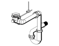 Detremmerie No Limit siphon type U (Universel)