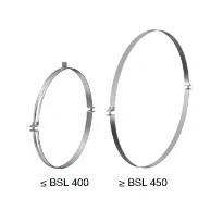 Flamco BSL collier tuyau ventilation M8 x 80 mm