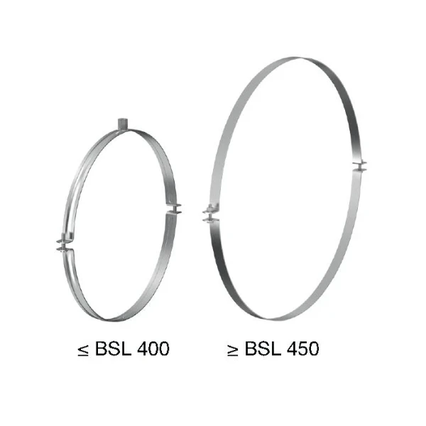 Flamco BSL collier tuyau ventilation M8 x 80 mm