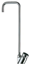 Delabie robinet eau froide raccordement 3/8 - bec 90 mm - chrome