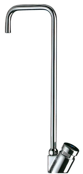 Delabie robinet eau froide raccordement 3/8 - bec 90 mm - chrome