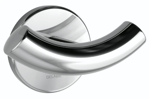 CROCHET DOUBLE DELABIE 95 - 55 o 62 ! 20 inox 304 . fixation invisible