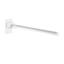 Delabie BE-Line poignée rabattable aluminium blanc mat 650mm