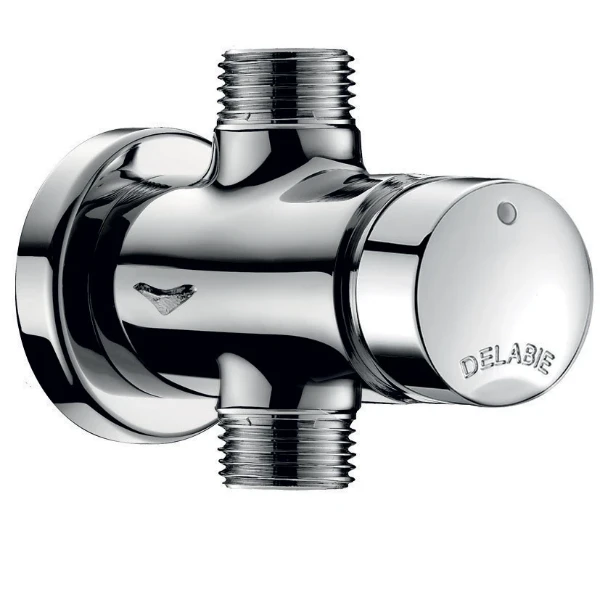 ROBINET URINOIR DELABIE TEMPOSTOP 1/2 laiton robinet droite,touche,fermeture automatique,7 sec