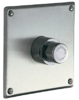 ROBINET ENCASTRE DELABIE TEMPOSTOP 16 - 16CM o 1/2 inox auto fermeture pour urinoir