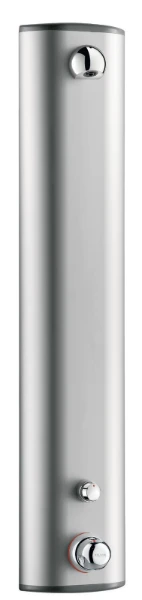 PANNEAU DE DOUCHE DELABIE PREMIX aluminium avec thermostat - alimentation cachée