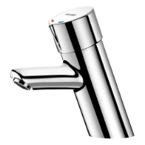 MELANGEUR DE LAVABO DELABIE TEMPOMIX 1/2 M temporise a/flexibels s/robinet d'arret- 112 mm