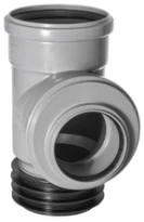 Airfit raccord et T (PP) FFM, joint à lèvre DN 110x75 gris