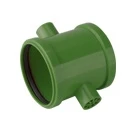 Airfit schuifmof met greep DN 110 groen
