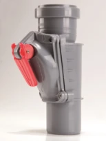 Airfit terugslagklep, verticaal DN 50 grijs