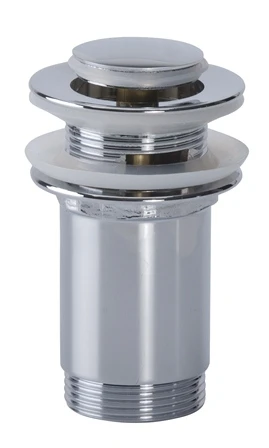 Airfit design afvoerplug met click-clack 5/4 - chroom - klein model