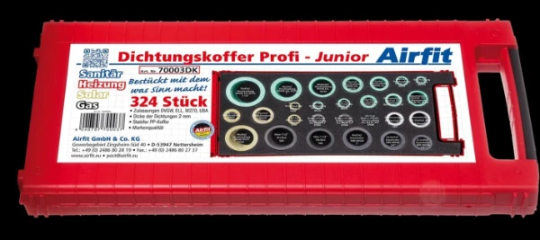 Airfit assortimentskoffer universele dichtingen - 324 delig